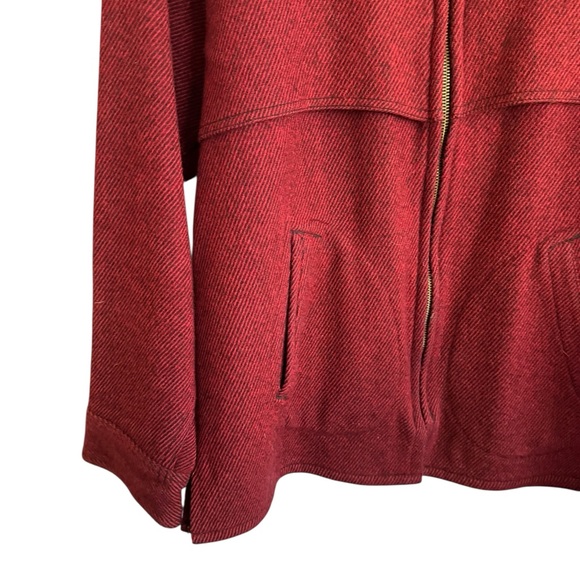 Vintage 1940’s Johnson Woolen Mills Wool Whipcord Zip Jacket size 18 - Picture 3 of 6